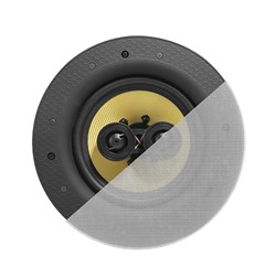 6.5” Dual Tweeter Classic Frameless Woven Glass Fiber Ceiling Speaker