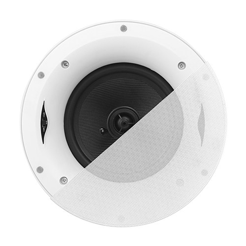 6.5” Pivoting Tweeter Frameless Woven Glass Fiber Ceiling Speaker