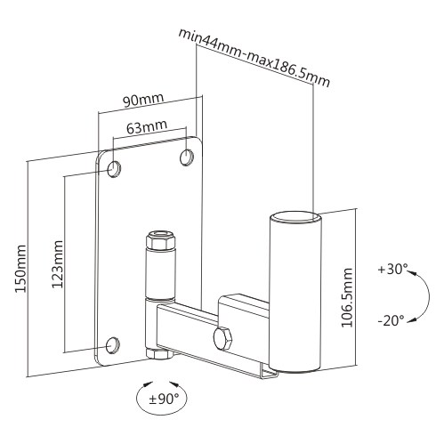 Speaker Wall Mount