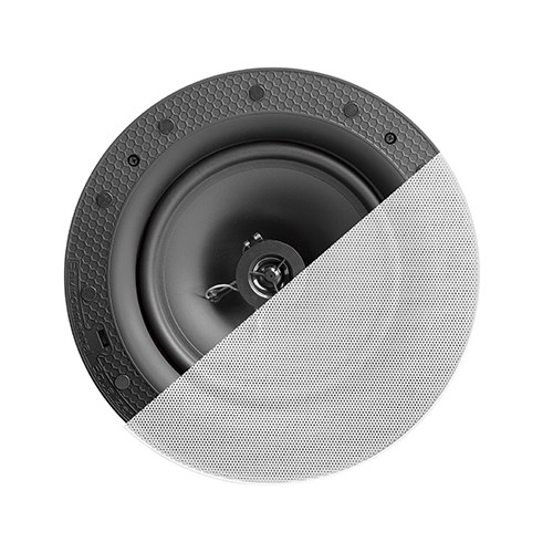 8” Economy Frameless Ceiling Speaker with 70/100V Knob-Style Transformer