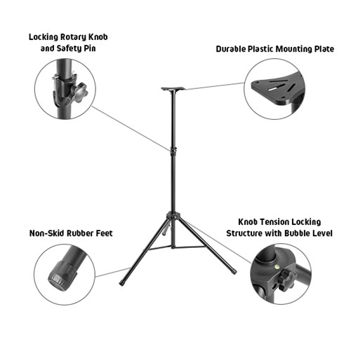 Lightweight PA Speaker Tripod Stand