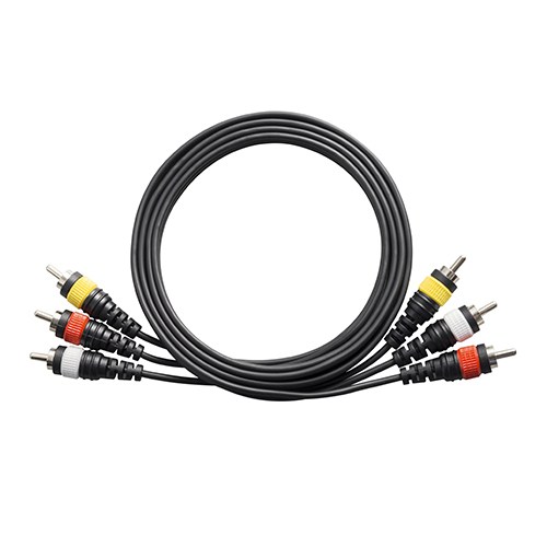 3 RCA Male to Male Audio/Video Cable (1.5M/5 Feet) 