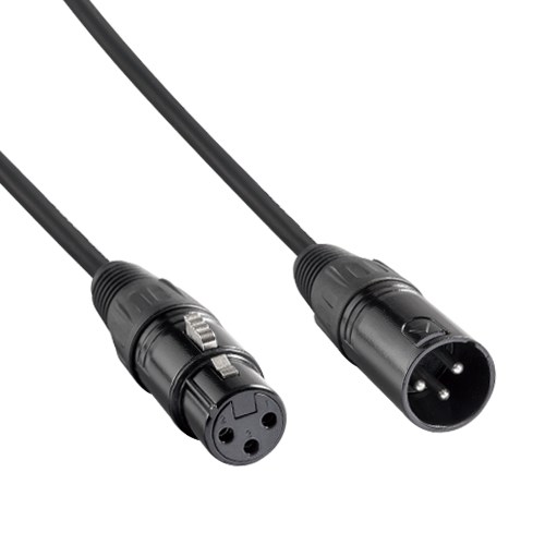 3 Pin XLR Male to Female Balanced Microphone Cable