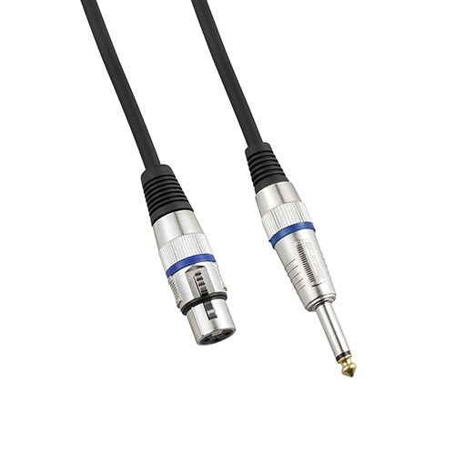  3 Pin XLR Female to 1/4 Inch TS Male Plug Microphone Cable
