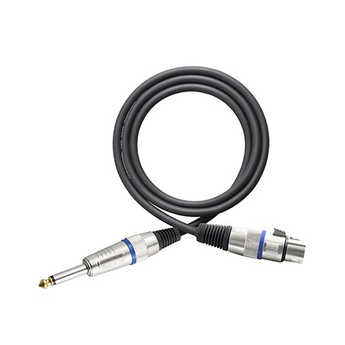  3 Pin XLR Female to 1/4 Inch TS Male Plug Microphone Cable