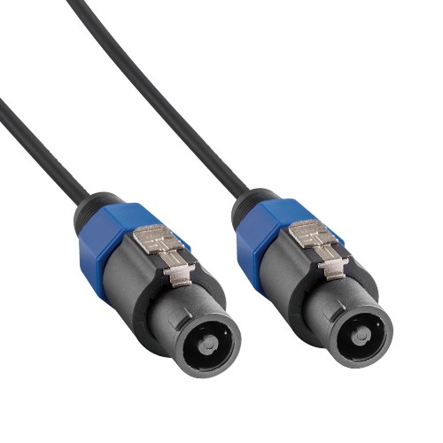 15AWG Professional Male Speakon to Male Speakon Speaker Cable with Twist Lock (1M/3 Feet)