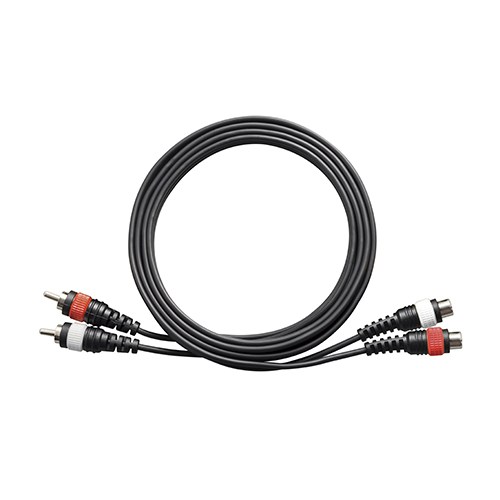 Dual RCA Male to Dual Female Audio Cable (1.5M/5 Feet) 