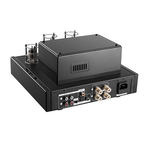 Class AB Advanced Bluetooth Tube Amplifier with Coaxial/Optical Inputs and Bass Output