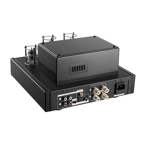 Class AB Advanced Bluetooth Tube Amplifier with Coaxial/Optical Inputs and Bass Output