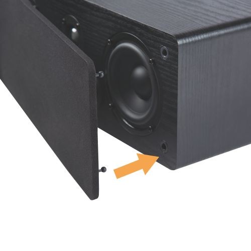 4'' Affordable Bass Reflex Center Channel Speaker for Home Theater