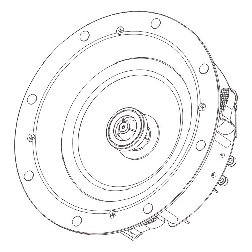 6.5” Pivoting Tweeter Affordable Ceiling Speaker