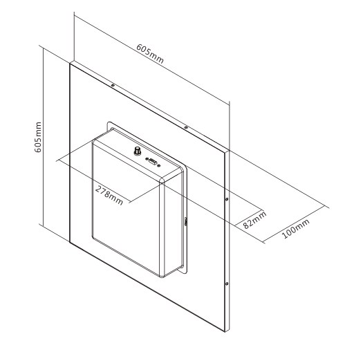 8” Full-Range Drop Ceiling Speaker