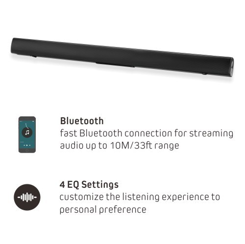 2.0 Channel Bluetooth Soundbar